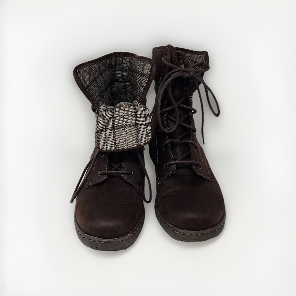 B.O.C Bristol Lace Up Brown‎ Booties Size 9 Ashley